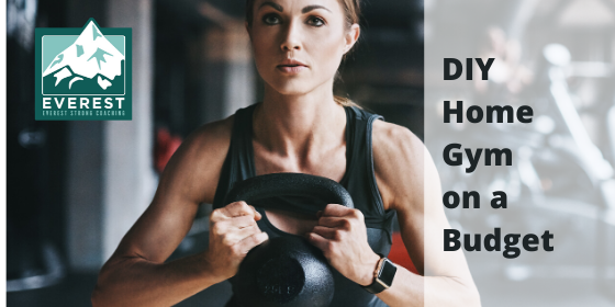 kettlebells home workout DIY HOME GYM ON A BUDGET